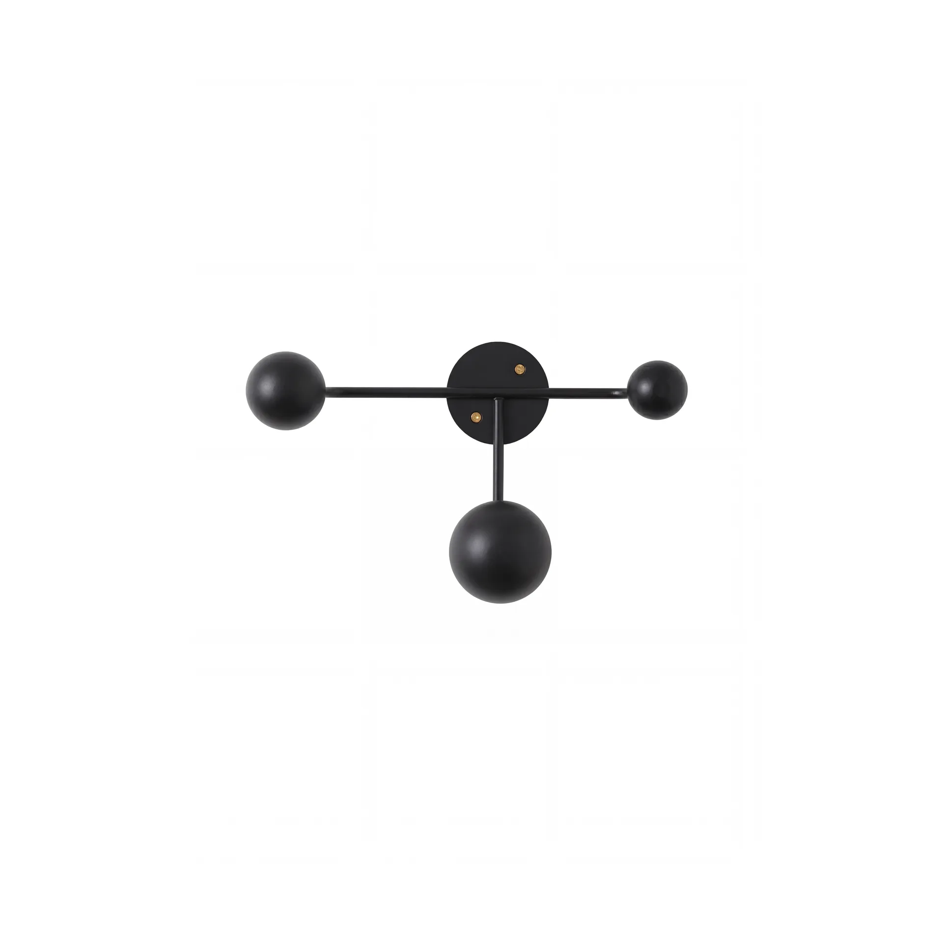 Bill Triple coat rack, Black Maze