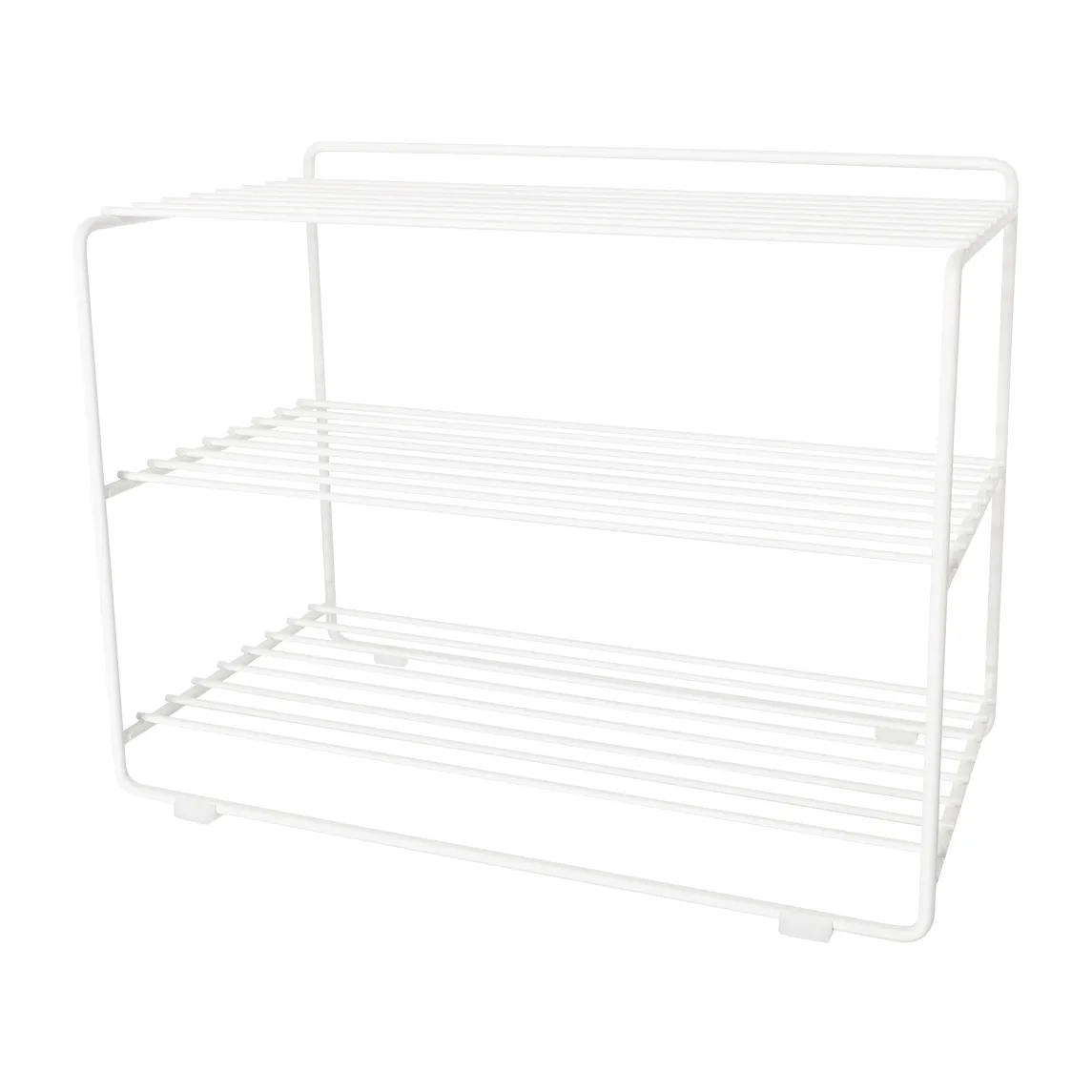 Downtown shoe shelf, White Maze