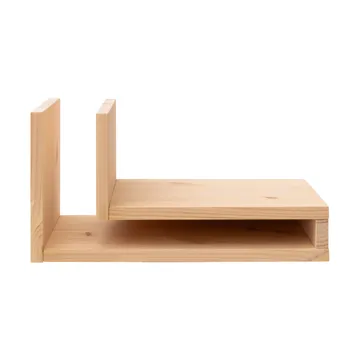 F-shelf Play DIY wall shelf - Pine, right - Maze