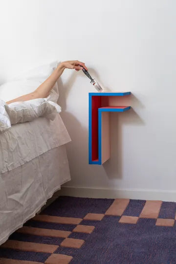 F-shelf Play DIY wall shelf - Pine, right - Maze