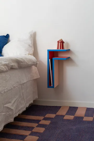 F-shelf Play DIY wall shelf - Pine, right - Maze