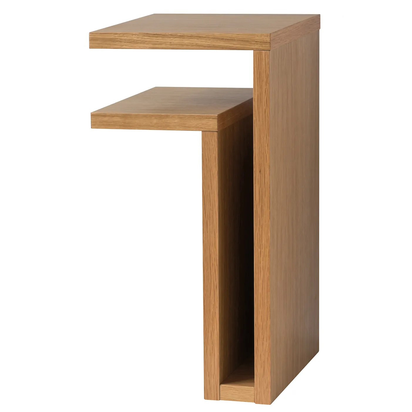F-shelf wall shelf oak, Shelf left Maze