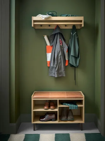 Gentle storage bench - Oak, 78x53x35 cm - Maze