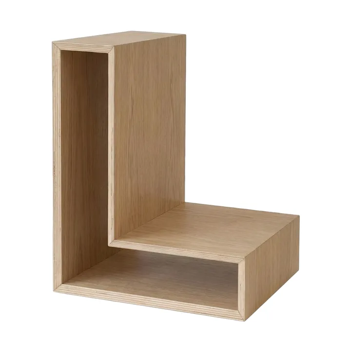 L-shelf wall shelf - Oak, 30x38x29 cm - Maze