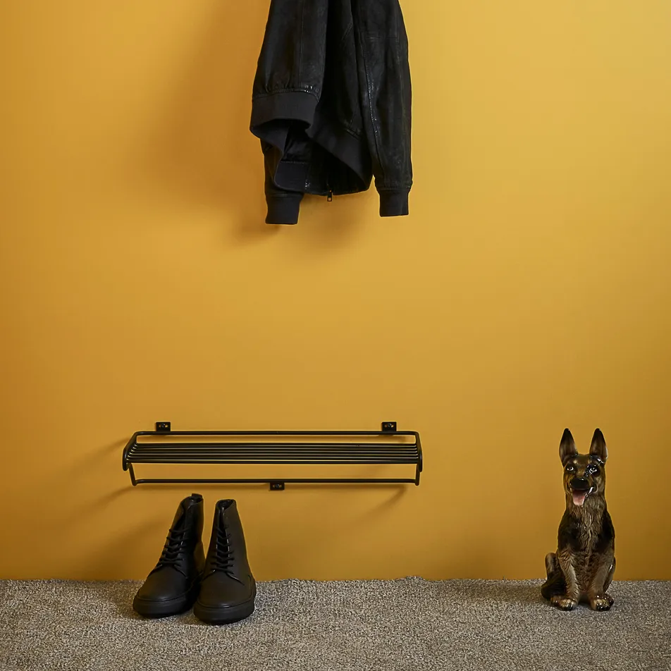 Maze shoe shelf, black Maze