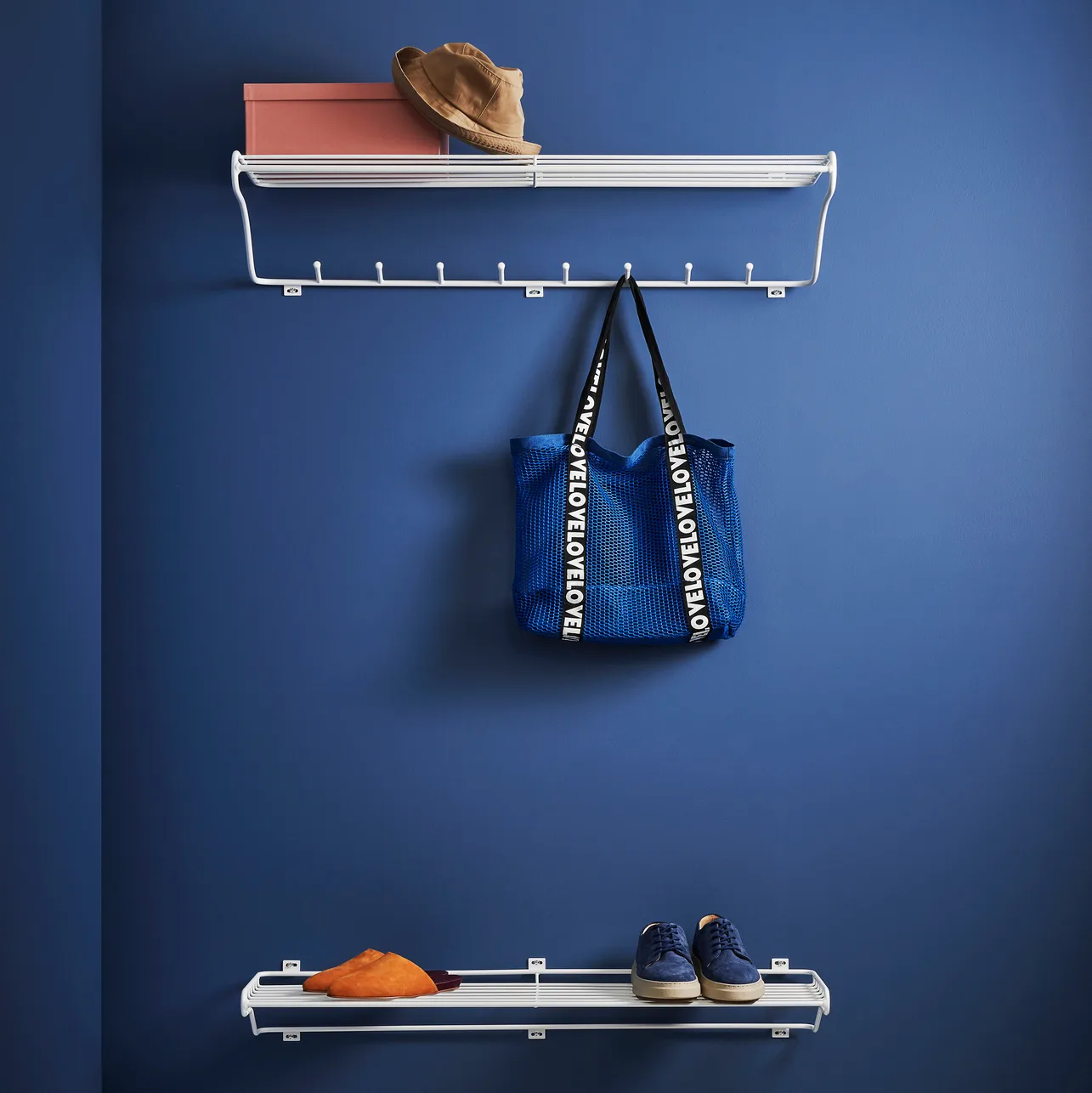 Maze shoe shelf L, white Maze