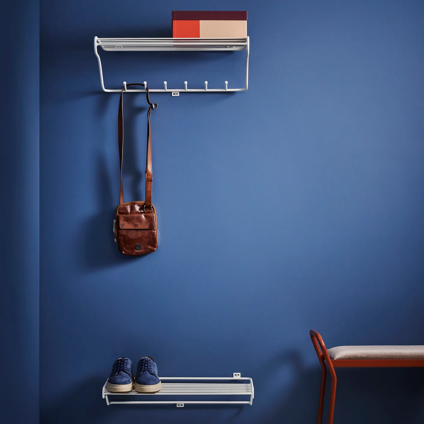 Maze shoe shelf, white Maze