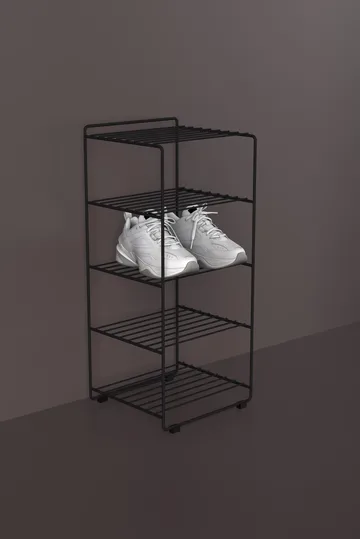 Maze Shoescraper shoe shelf - Black - Maze