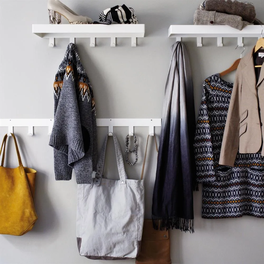 Only Hooks coat rack, white Maze