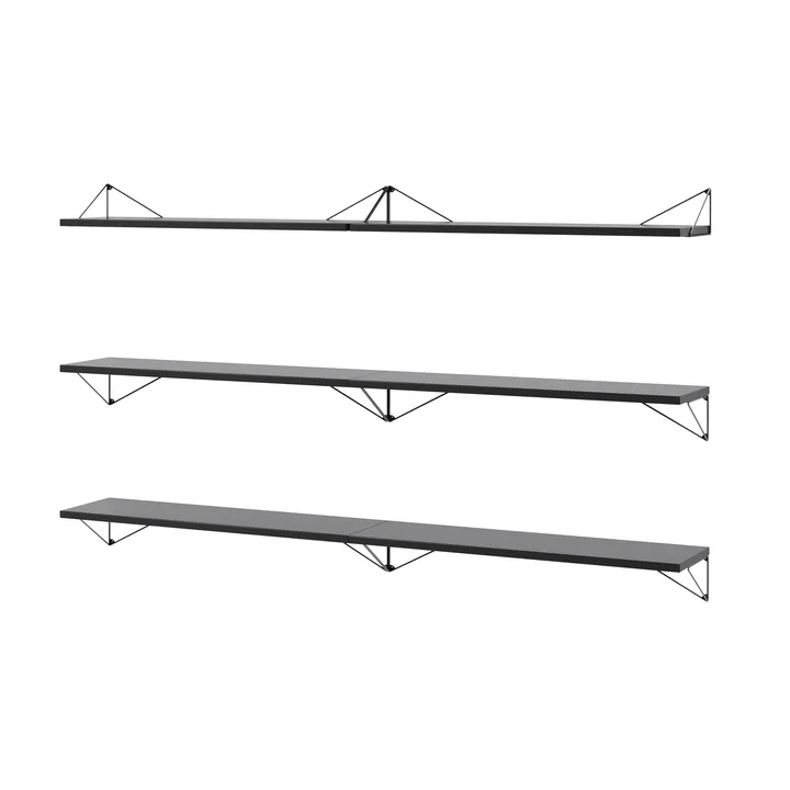 Pythagoras Bundle B shelving system black-black - Maze