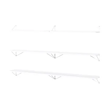 Pythagoras Bundle B shelving system white-white - Maze