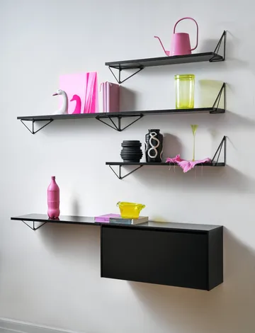 Pythagoras Cabinet wall cabinet 38x80 cm - Black - Maze