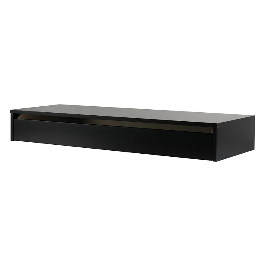 Pythagoras drawer L, black Maze