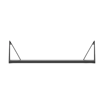 Pythagoras shelf, black, 20x80 cm - Maze