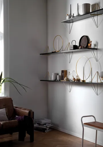Pythagoras shelf - black - Maze