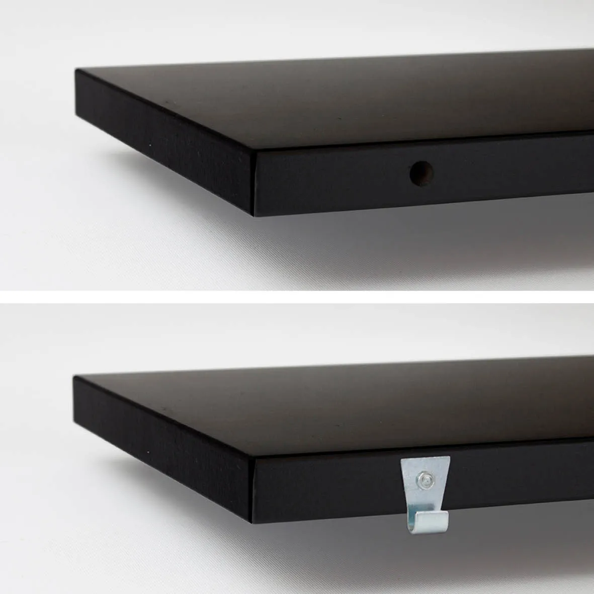 Pythagoras shelf, black Maze