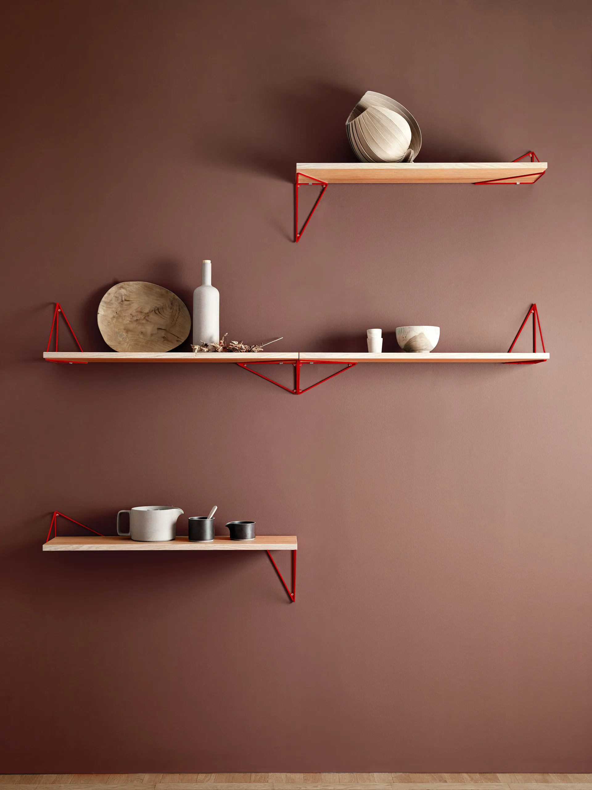 Pythagoras shelf, Large, Ash Maze