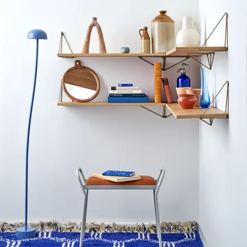 Pythagoras shelf - oak - Maze