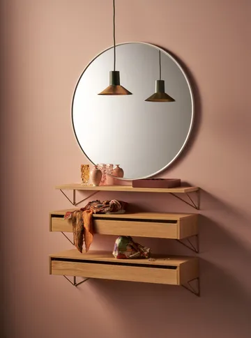 Pythagoras shelf - oak - Maze