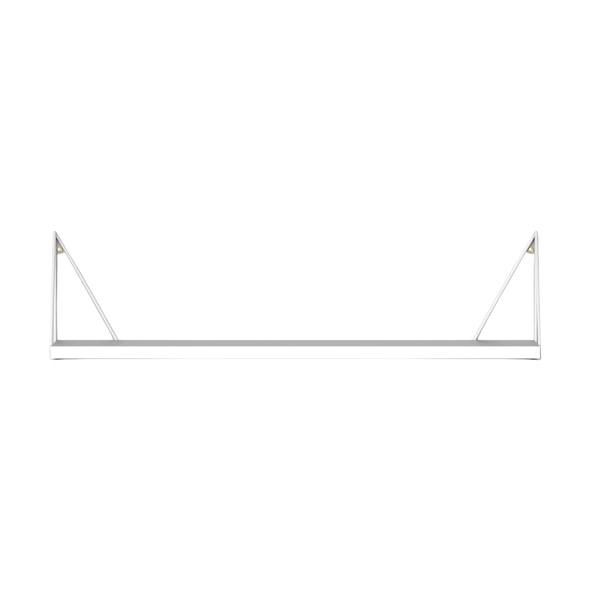 Pythagoras shelf, White, 20x80 cm,  Maze