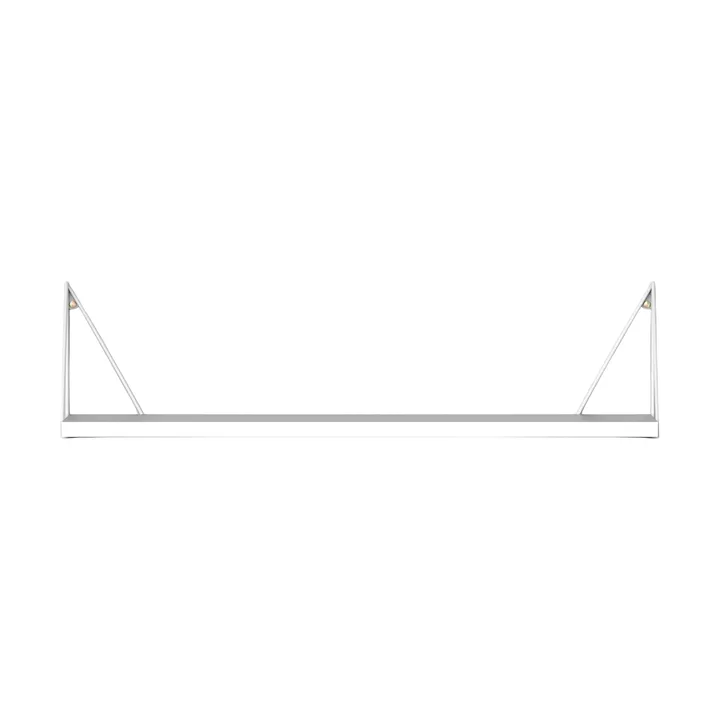 Pythagoras shelf, White, 20x80 cm - Maze