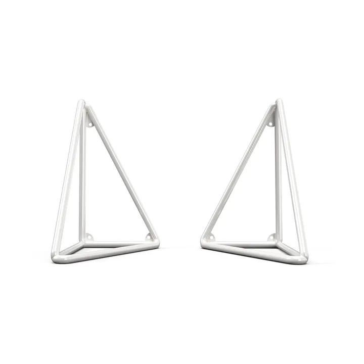 Pythagoras XL Brackets 2-pack - Porcelain white - Maze