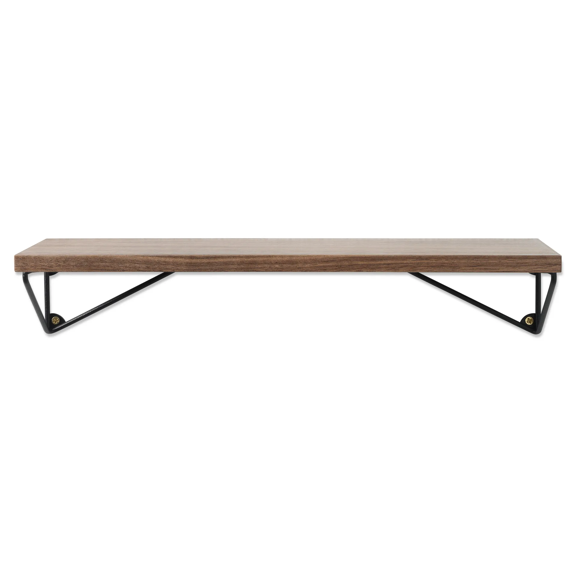 Pythagoras XS shelf, walnut, black Maze