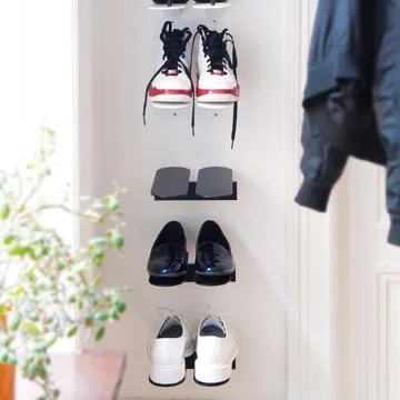 Step S shoe shelf, black Maze