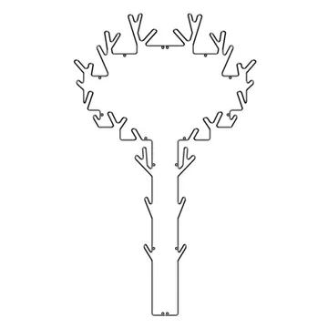 Tree hanger - black - Maze
