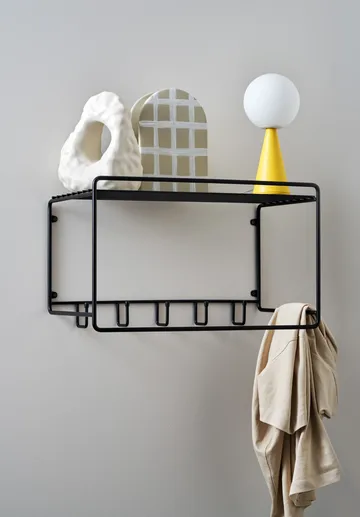 Uptown hat shelf - Black - Maze