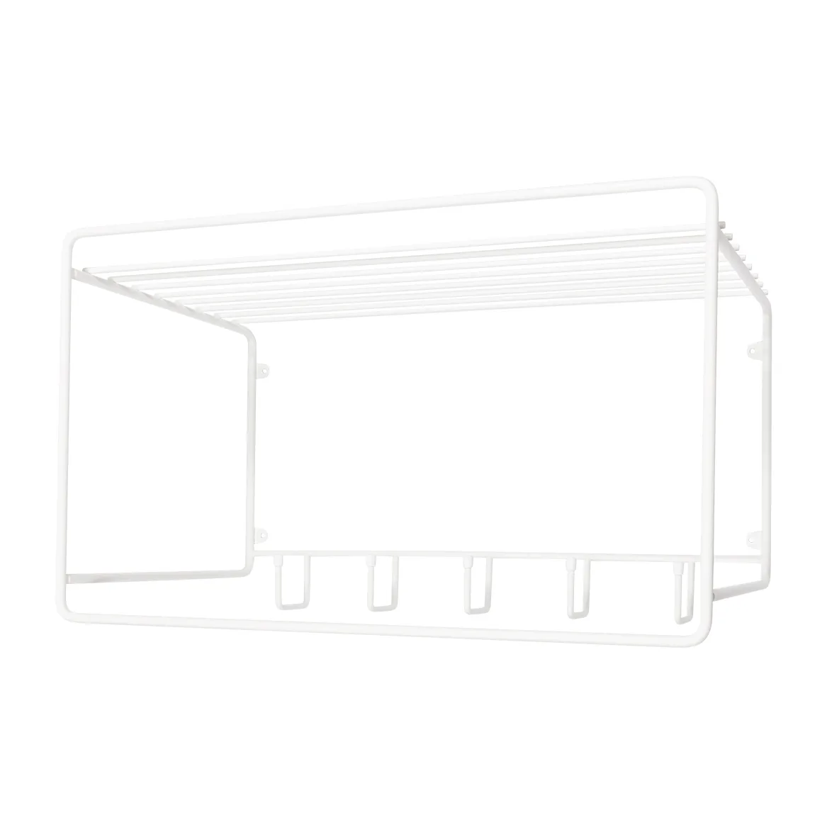 Uptown hat shelf, White Maze