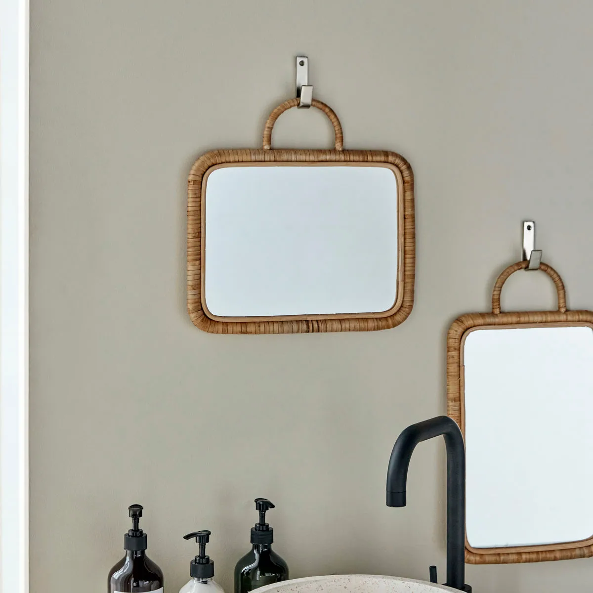Baki mirror with frame 24x32 cm, Nature Meraki