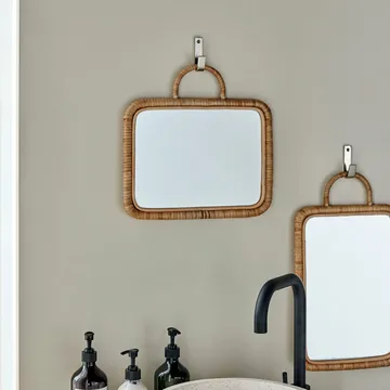 Baki mirror with frame 24x32 cm - Nature - Meraki