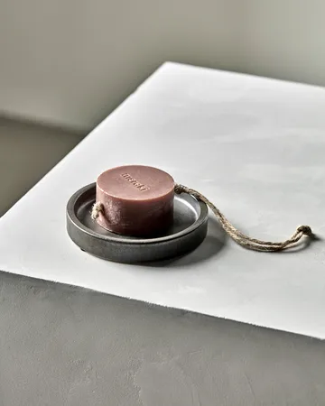 Datura soap dish Ø12.5 cm - Dark gray - Meraki