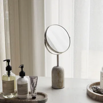 Marble double-sided mirror - Beige - Meraki