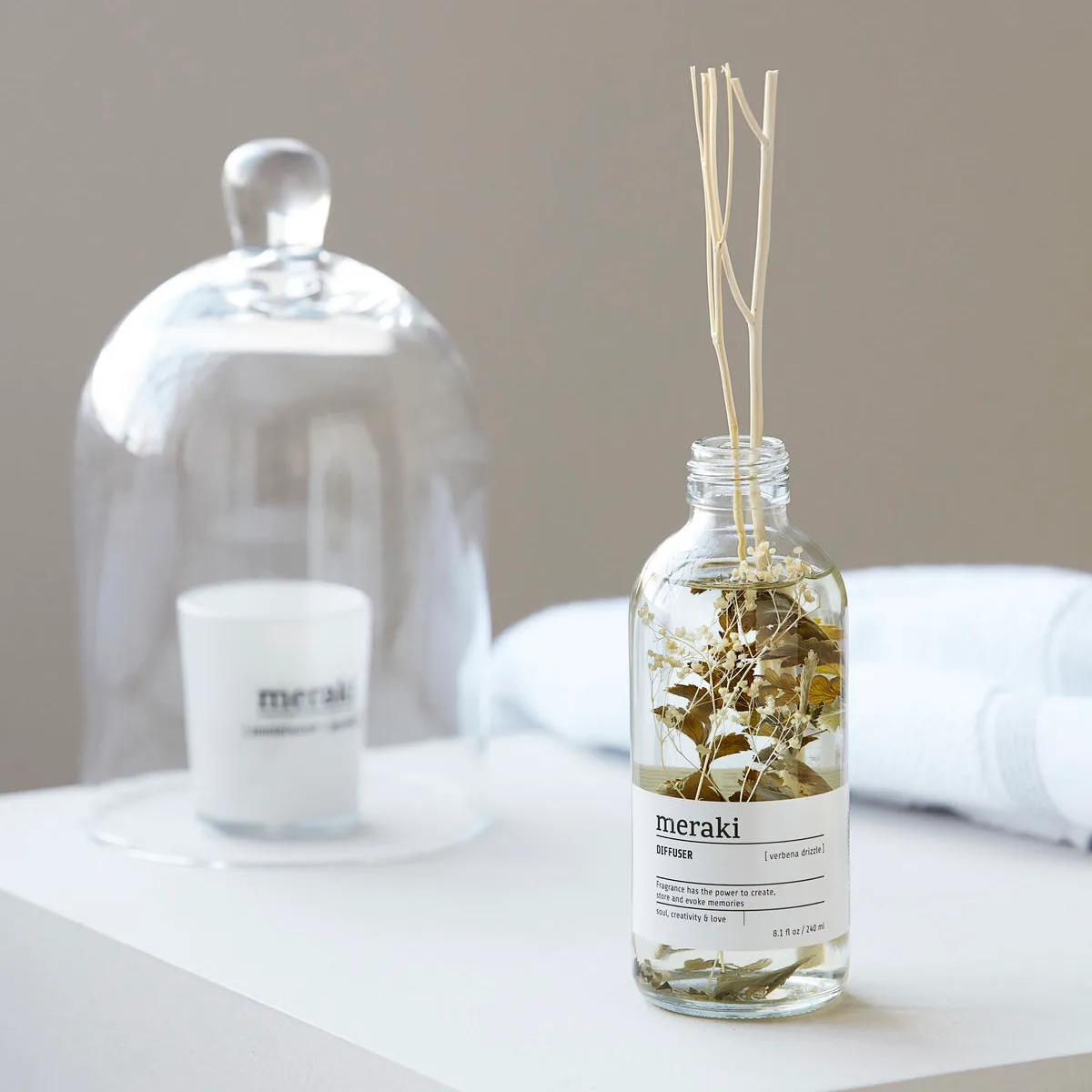 Meraki diffuser 240 ml, Verbena drizzle Meraki