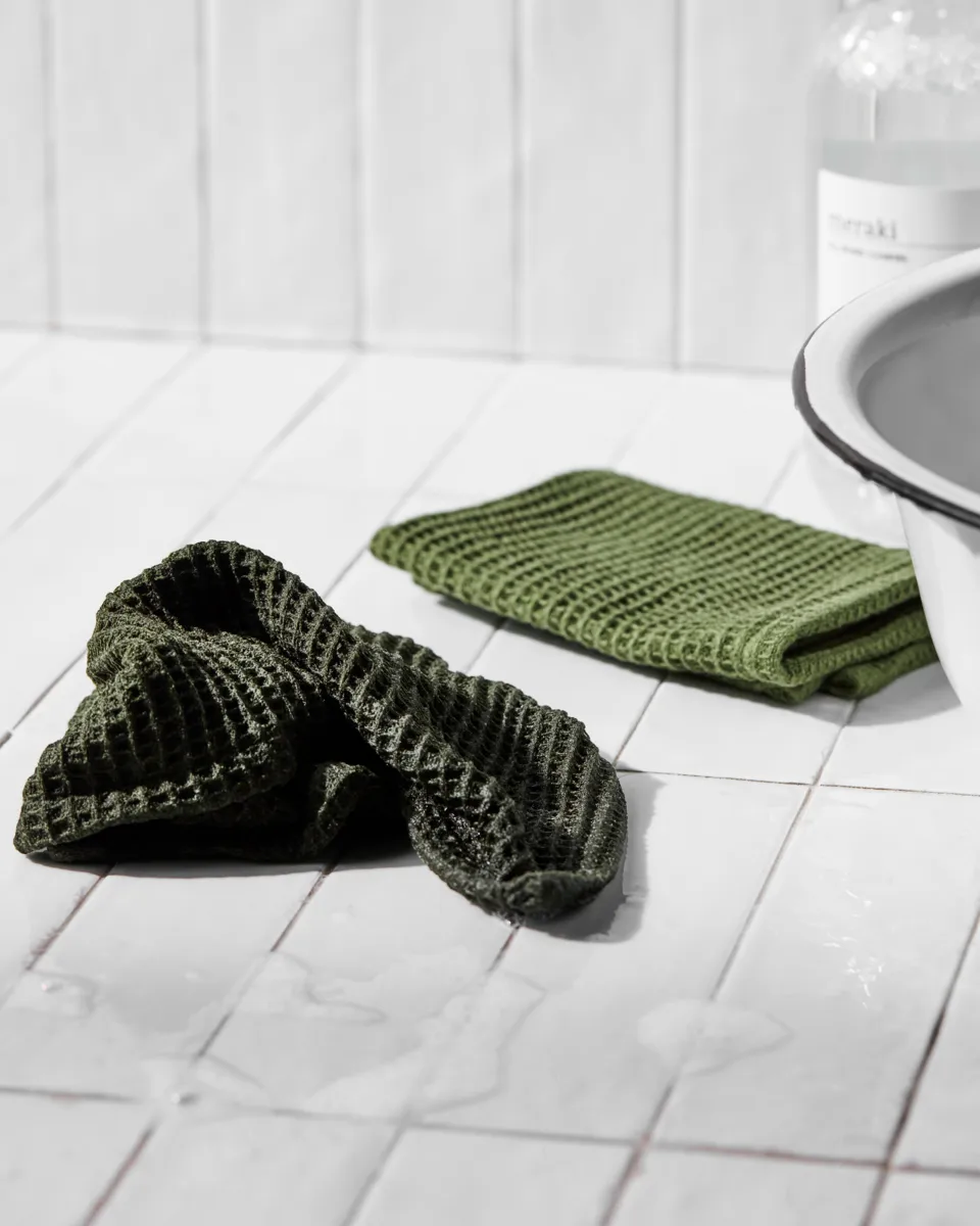 Meraki dishcloth 30x30 cm 2-pack, Green Meraki