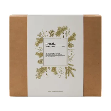 Meraki Gift Set Advent Calendar - Dark wood, Northern dawn - Meraki