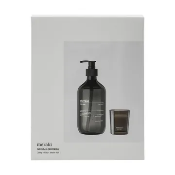 Meraki gift set hand soap and scented candle - Deep valley-Amber dust - Meraki