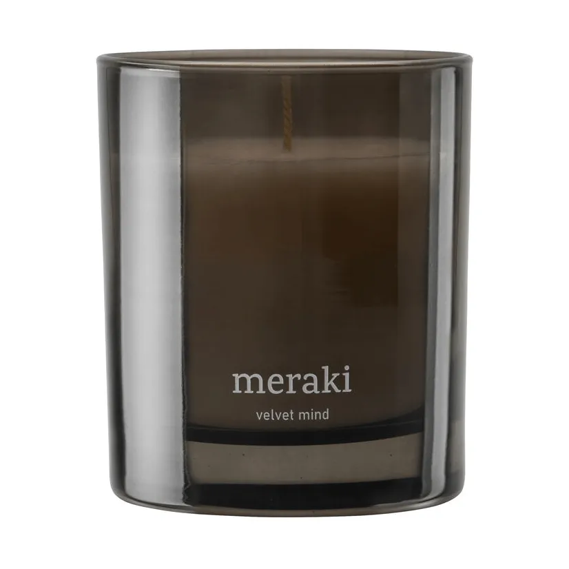 Meraki scented candle, 35 hours, Velvet mind Meraki