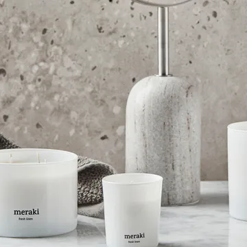 Meraki scented candles 12 hours 2-pack - Fresh Linen - Meraki