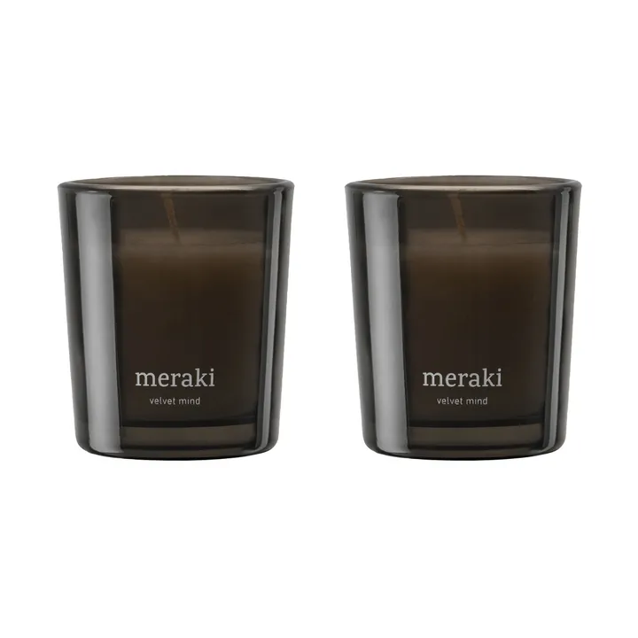 Meraki scented candles 12 hours 2-pack - Velvet mind - Meraki