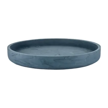 Attitude tray Ø22 cm - Slate blue - Mette Ditmer