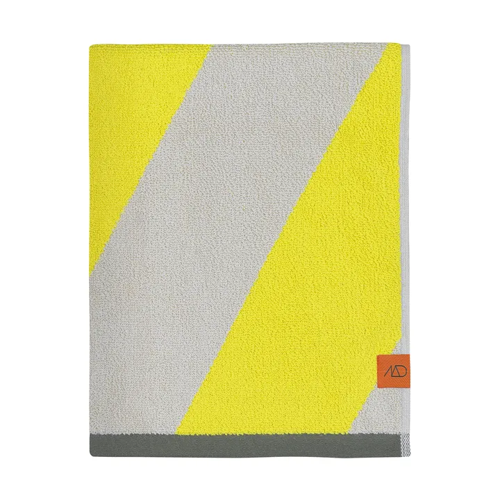 Diagonal guest towel 40x55 cm 2-pack - Yellow - Mette Ditmer