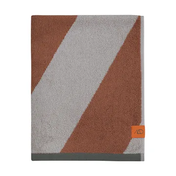 Diagonal towel - Brick, 50x90 cm - Mette Ditmer