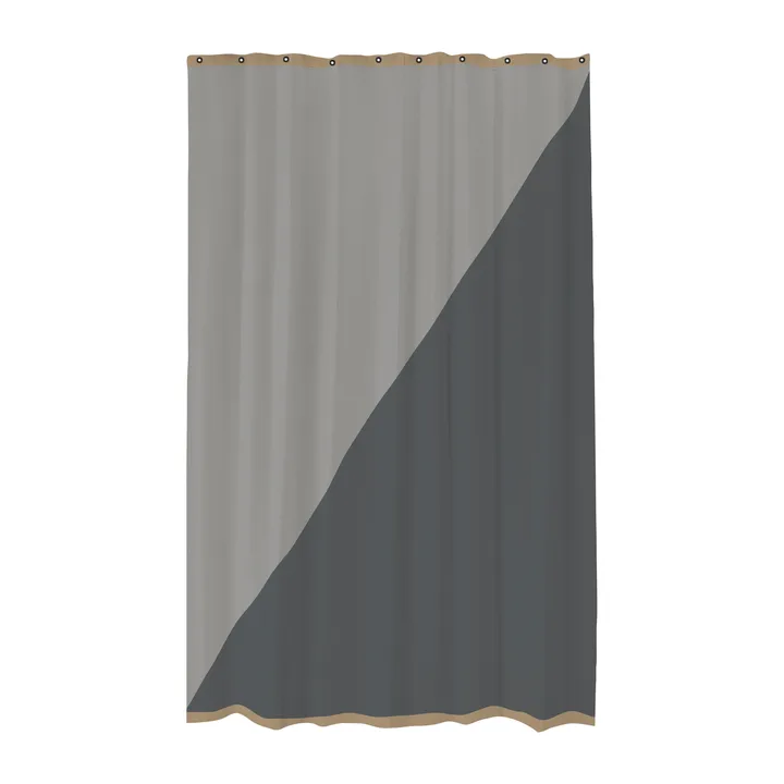 Duet duschdraperi 150x200 cm - Grey - Mette Ditmer