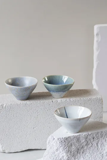 Elements bowl small Ø12 cm 3 pieces - Blue - Mette Ditmer