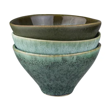 Elements bowl small Ø12 cm 3 pieces - Green - Mette Ditmer