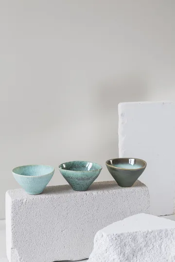 Elements bowl small Ø12 cm 3 pieces - Green - Mette Ditmer