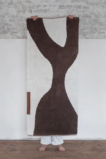 Figura mat rug - Brown, 70x150 cm - Mette Ditmer